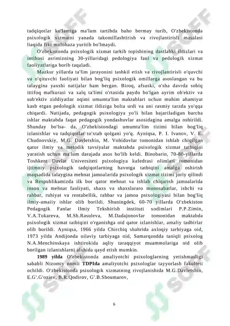 Psixologik Xizmat 6