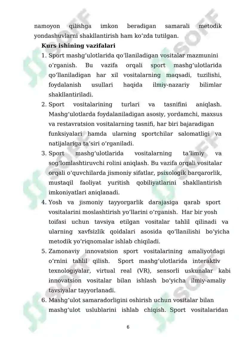 Sport mashg’ulotlarining vositalari 6