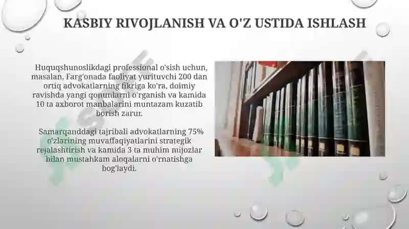 Huquqshunoslik Kasbining Sirlari 6