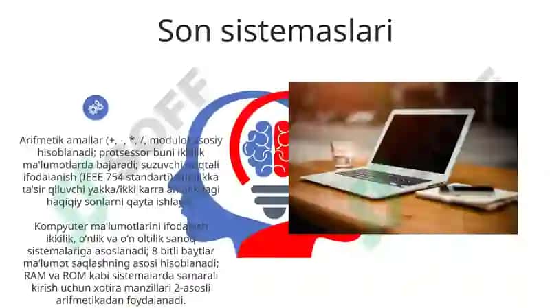 Axborotlarni qayta ishlashning arifmetik asoslari 6