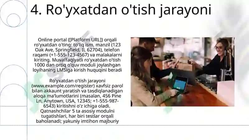 Bir million dasturchi loyihasida roʻyhatdan oʻtish va sertifikat olish 6