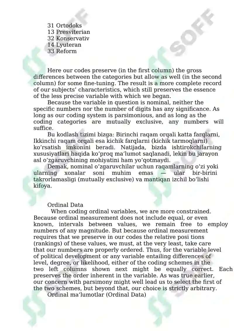Ma’lumotlarni Kodlash va Tadqiqotni Hujjatlashtirishda Qo‘llaniladigan Asosiy Vositalar 6