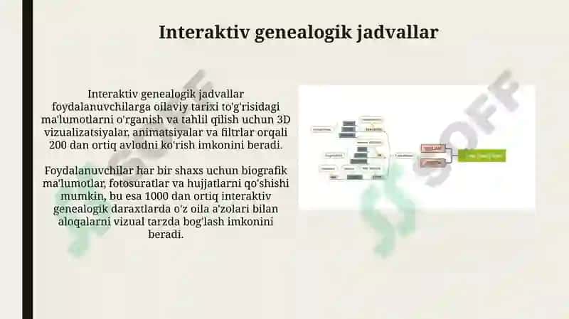 Zamonaviy genealogik jadvallar 6