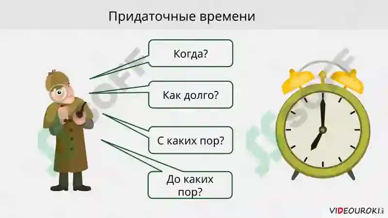 Сложноподчинённые предложения с придаточными времени и места 6