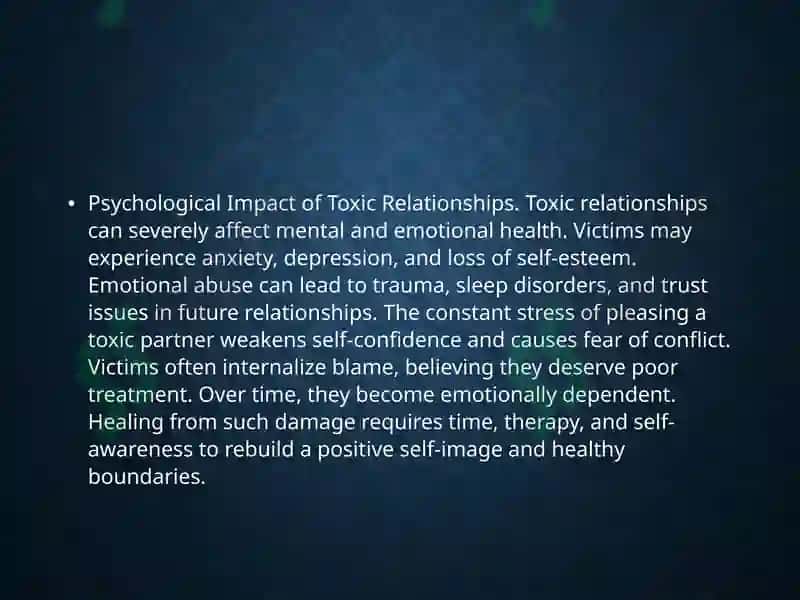 Toxic Relationships and How to Identify Them 6