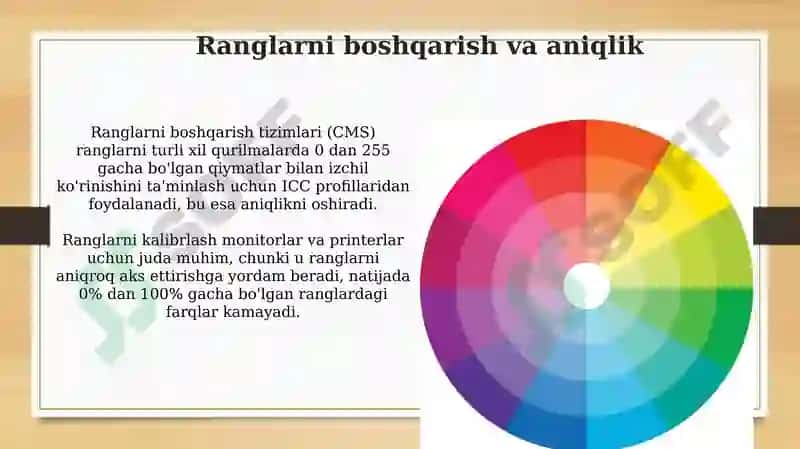 Vektorli grafik muharrir ranglar bilan ishlash 6