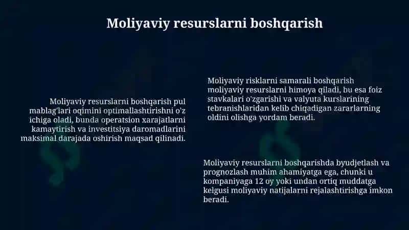 Moliyaviy resurslar 6