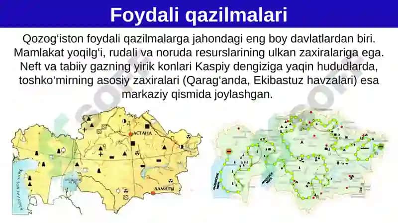 Qozog‘iston Respublikasi 9-sinf GEOGRAFIYA 6