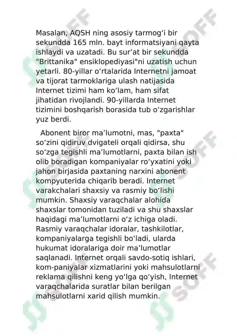 Internet shiddat bilan rivojlanishi: 2005-yillar 6