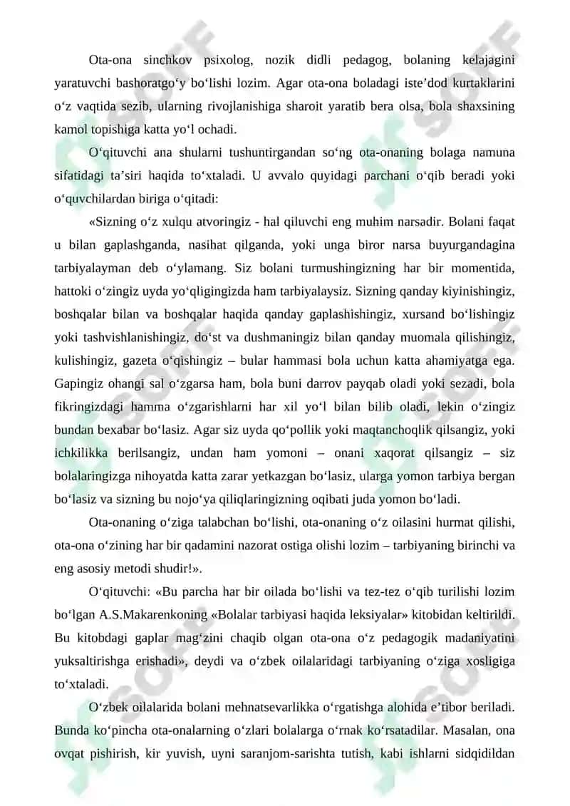 Oilada tejamkorlik fazilatlari 6