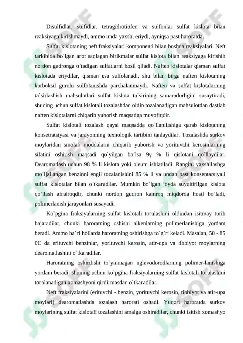Neft va gaz mahsulotlarini tozalash 6