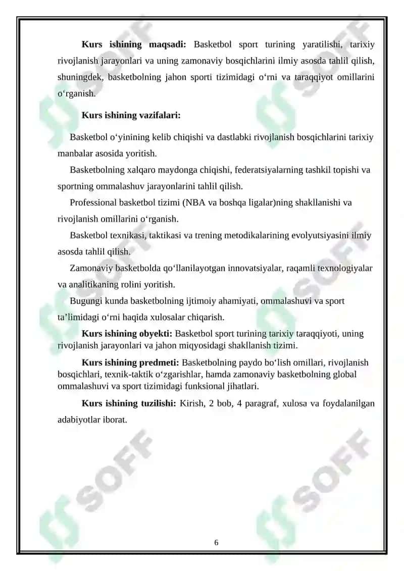 Basketbolni rivojlantirish tarixi va bosqichlari 6