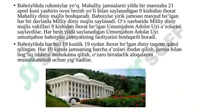 ZAMONAVIY DINIY HARAKATLAR VA SEKTALAR 6