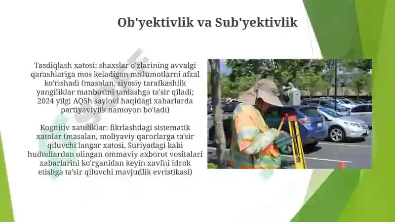 Axborot turlari va ishonchliligi 6