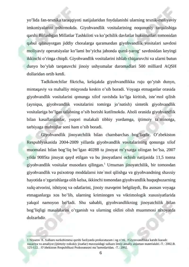Giyohvandlikning oldini olish 6