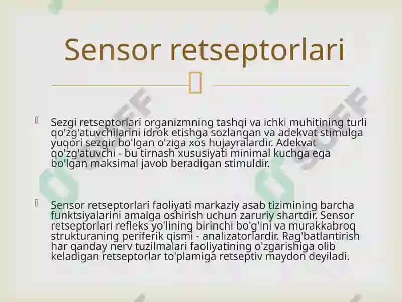Sensor tizimida axborotni qayta ishlash mexanizmlari 6