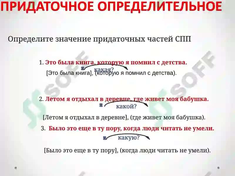 Сложноподчиненное предложение 6