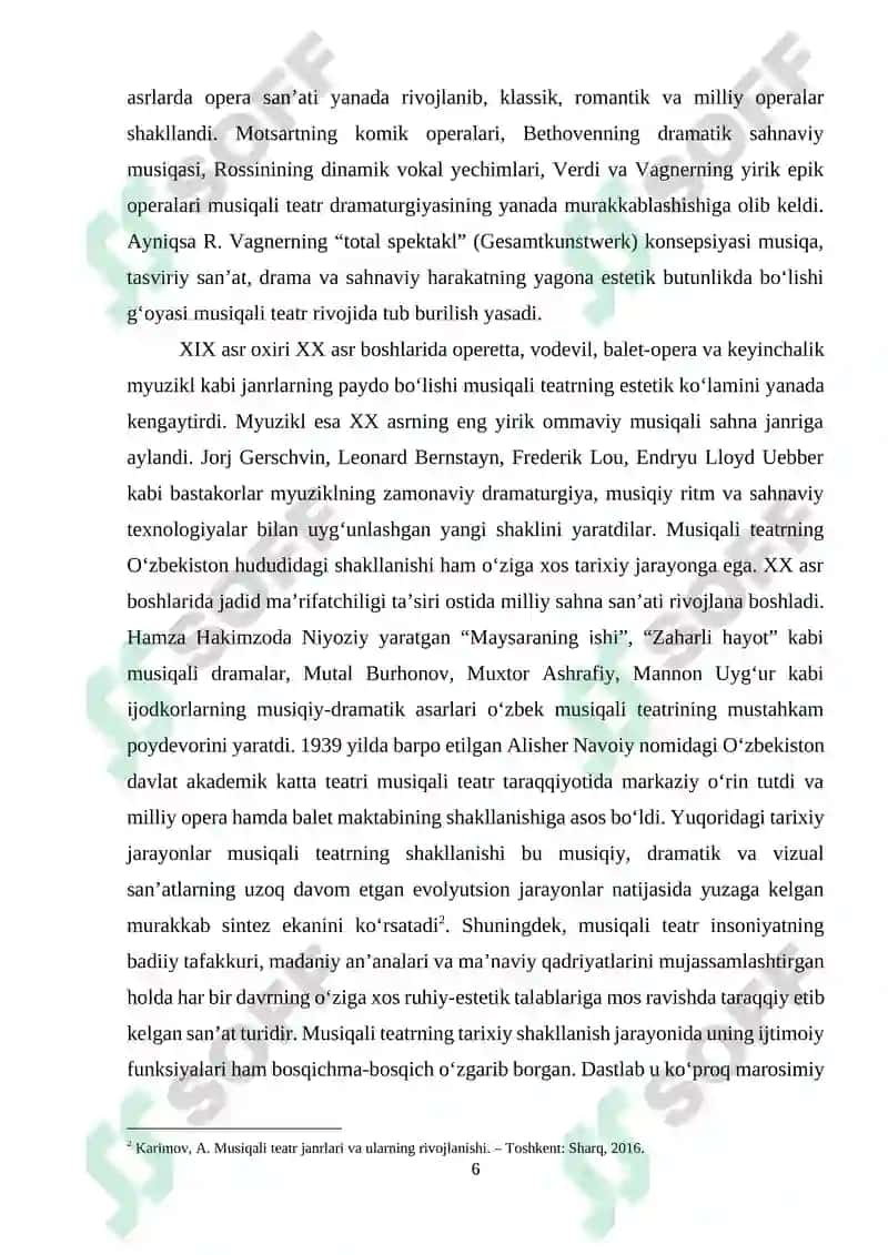 Musiqali teatrning o‘ziga xos xususiyatlari 6