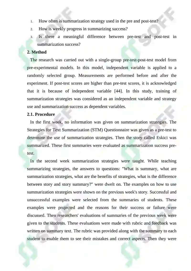 Teaching Summarization Strategies 6