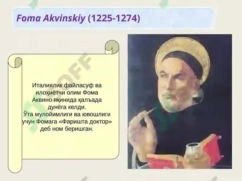 4-mavzu: O’rtа аsrlаr vа yangi dаvr Оvrupаdаgi fаlsаfiy fikrlаr 6