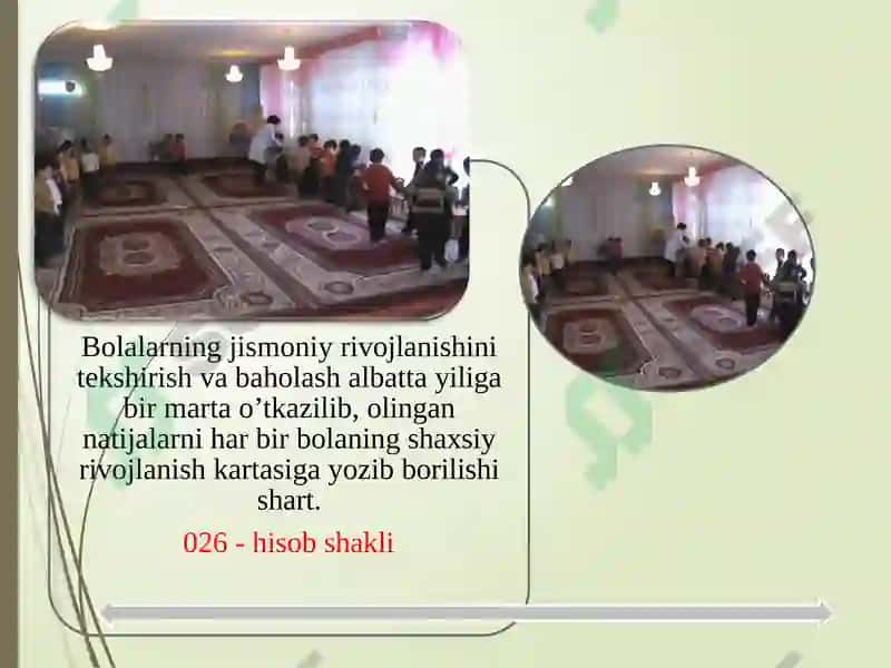 Bolalar va o'smirlarning jismoniy rivojlanishini tekshirish usullari 6