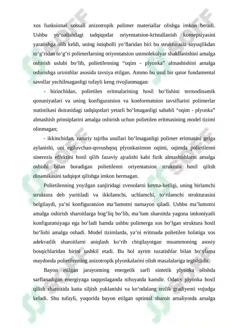 Neft asosida olinadigan smolalardan lak va emal olish jarayonlarining muqobil sharoitlarini o’rganish 6