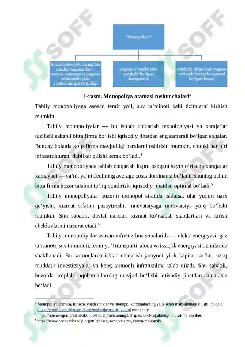 Tabiiy monopoliyalarning davlat tomonidan tartibga solinishi 6