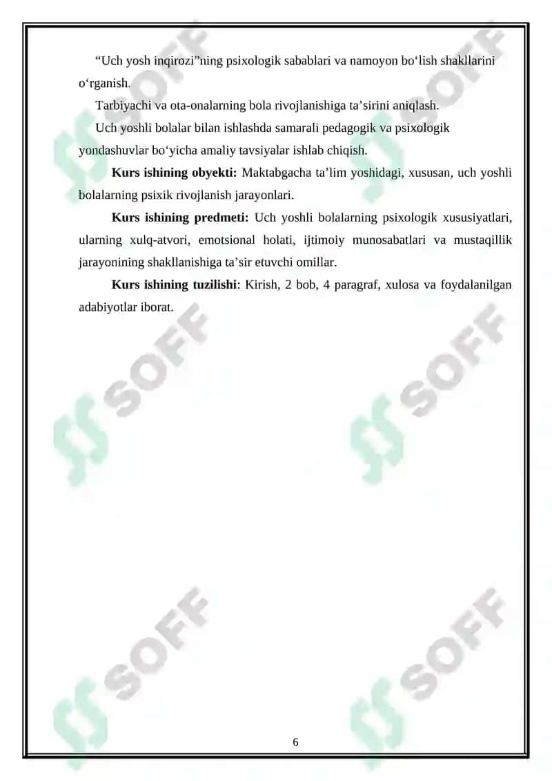 Uch yoshli bolalarning psixologik xususiyatlari 6