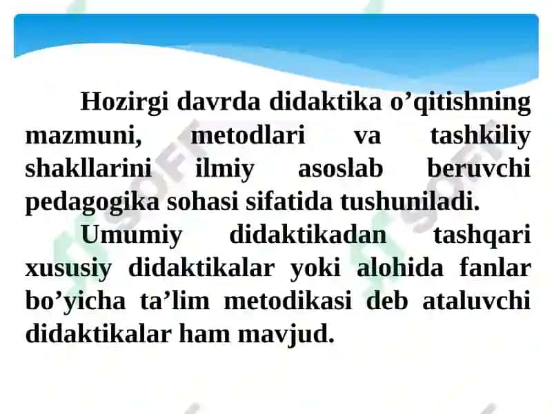 Shaxsning rivojlanishi, tarbiyasi va ijtimoiylashuvi 6