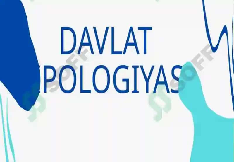 Davlat Tipologiyasi 6