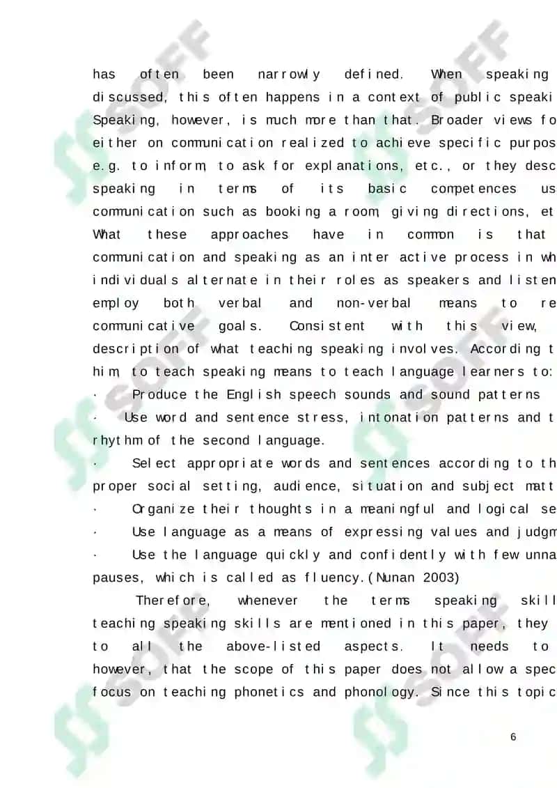 Developing Speaking Skills in Foreign Language Teaching 6
