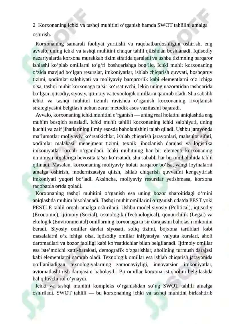 SWOT tahlil 6