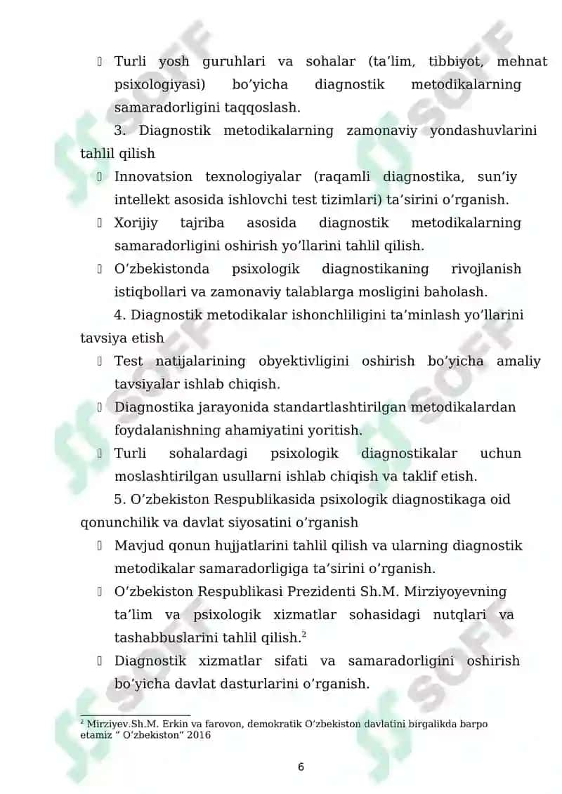 RUS PSIXOLOGIYASIDA DIAGNOSTIK METODIKALARDAN FOYDALANISHNING SAMARADORLIGINI OSHIRISH 6