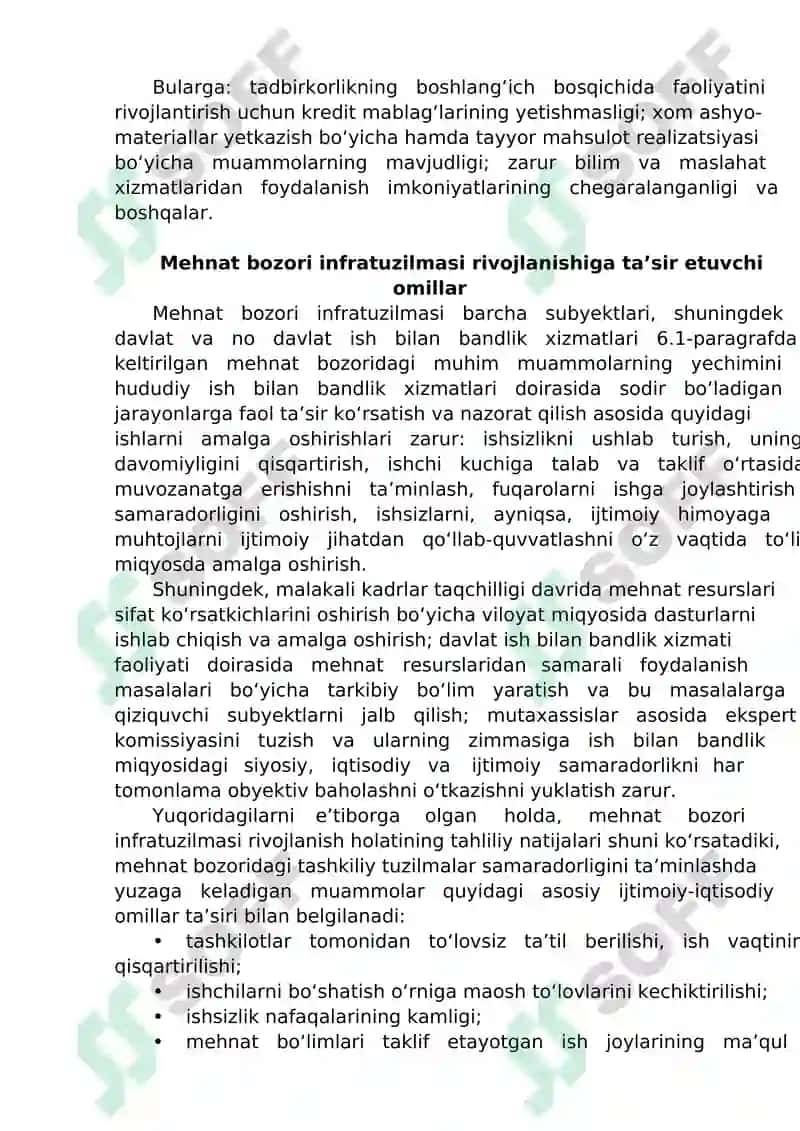 Iqtisodiy xavfsizlikka ta’sir etuvchi ijtimoiy-siyosiy omillar. Mamlakatda yuzaga kelgan demografik vaziyat va uningxavfsizlikka 6