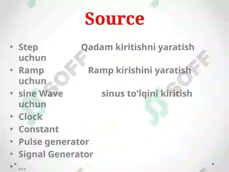 SIMULINK KUTUBXONASI 6