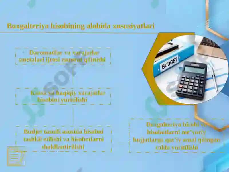 Byudjet tashkilotlaridabyudjet hisobiningtashkiliy–uslubiyjihatlarivahuquqiy asoslari 6