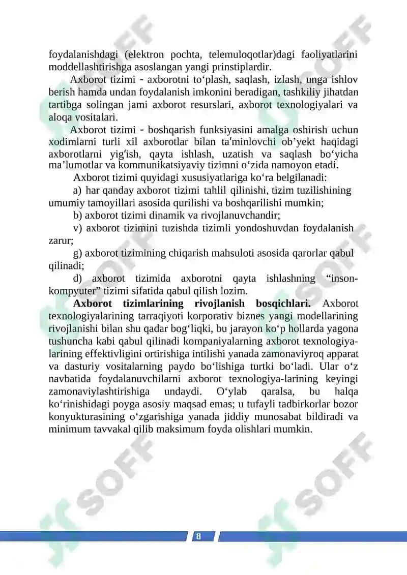 Elektron biznes tizimlari 6