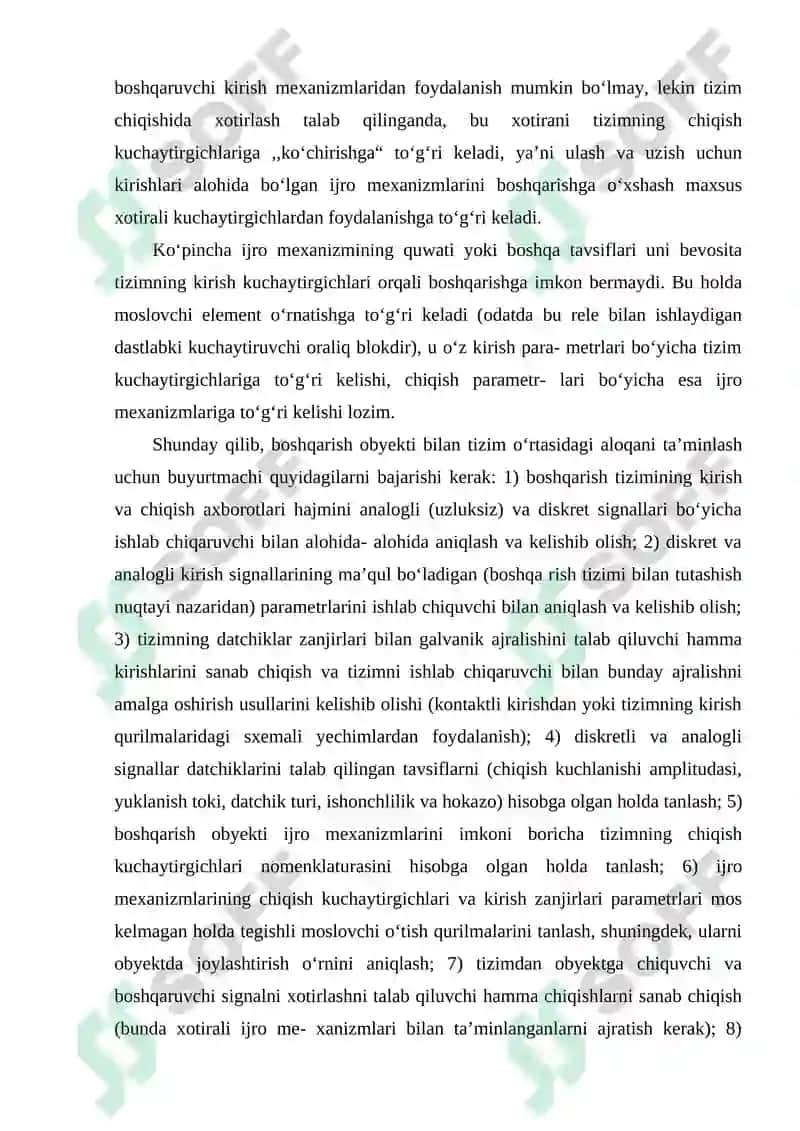 Pozision va konturli RDB texnologik jihozlar uchun boshqarish dasturlarini qo`llash va tayyorlash metodikasi 6