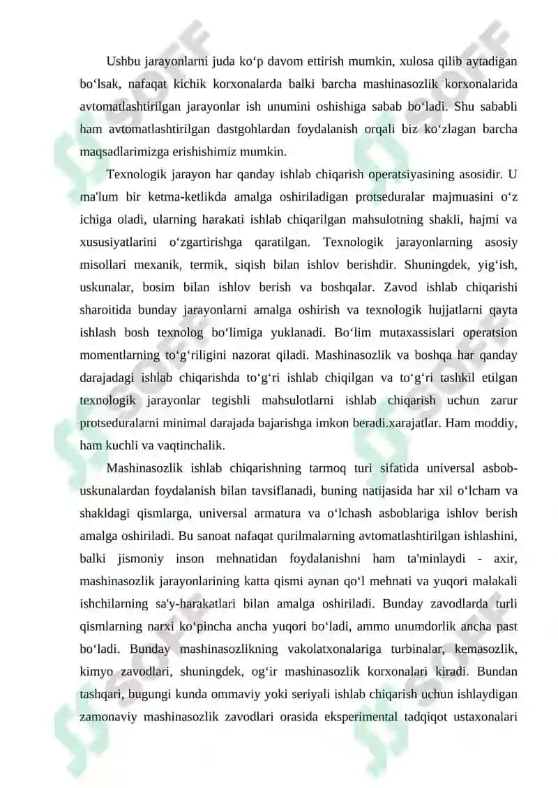 Mashinasozlikni avtomatlashtirishda RDB texnologik jihozlari 6