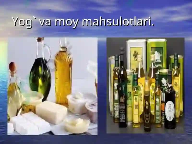 Qandolat mahsulotlari ishlab chiqarishdagi qo`llaniladigan qo`shimcha xom ashyo va materiallar 6
