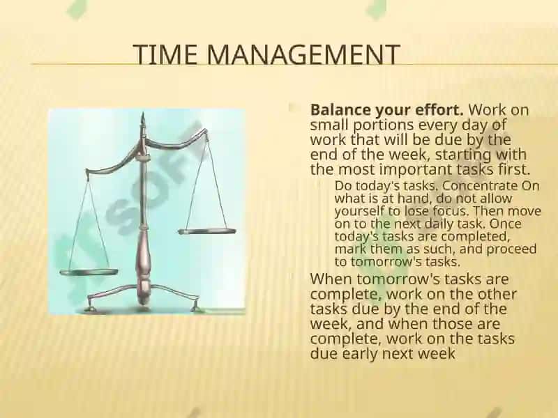 Time management 6