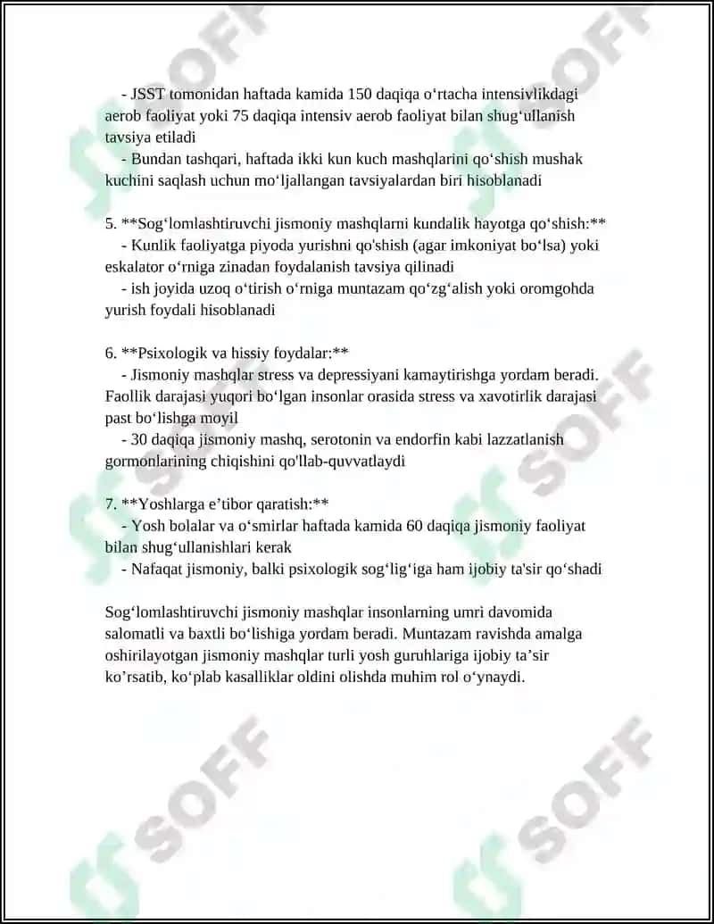 MAKTABGACHA YOSHDAGILAR JISMONIY TARBIYASI MASHG'ULOTLARNING SHAKILLARI 6