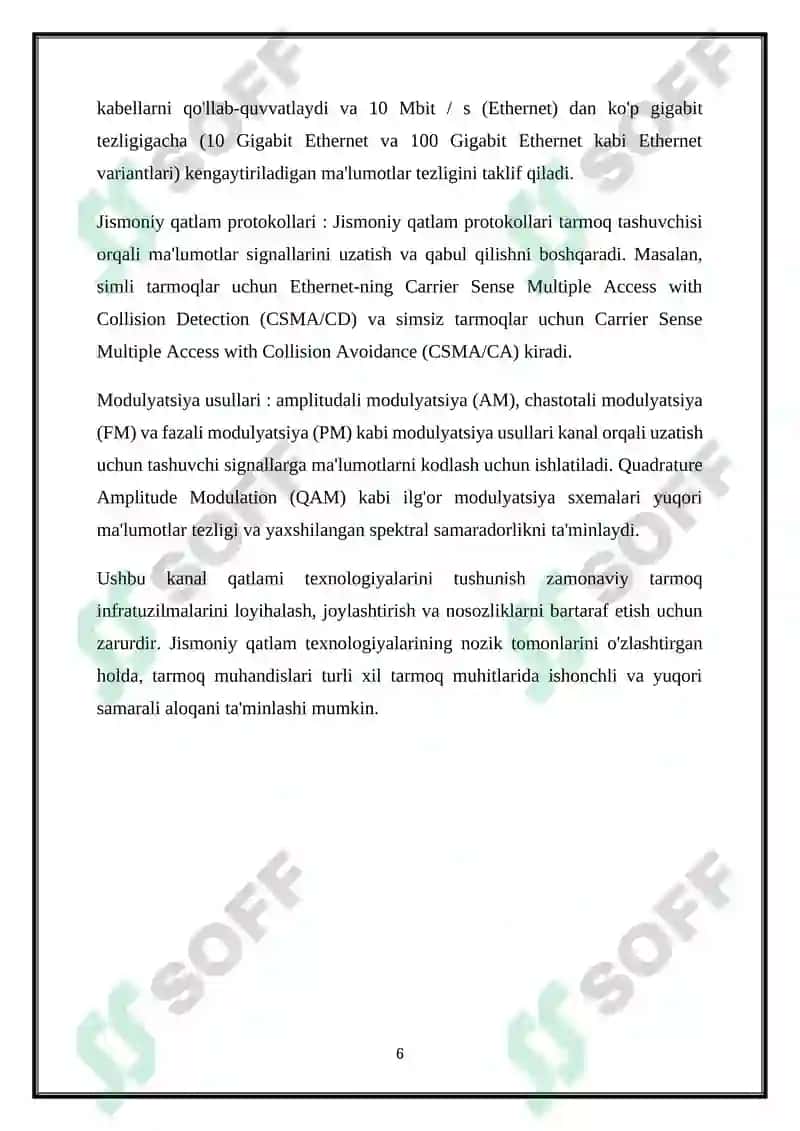 MULTIMEDIALI ALOQA TARMOQLARI 6