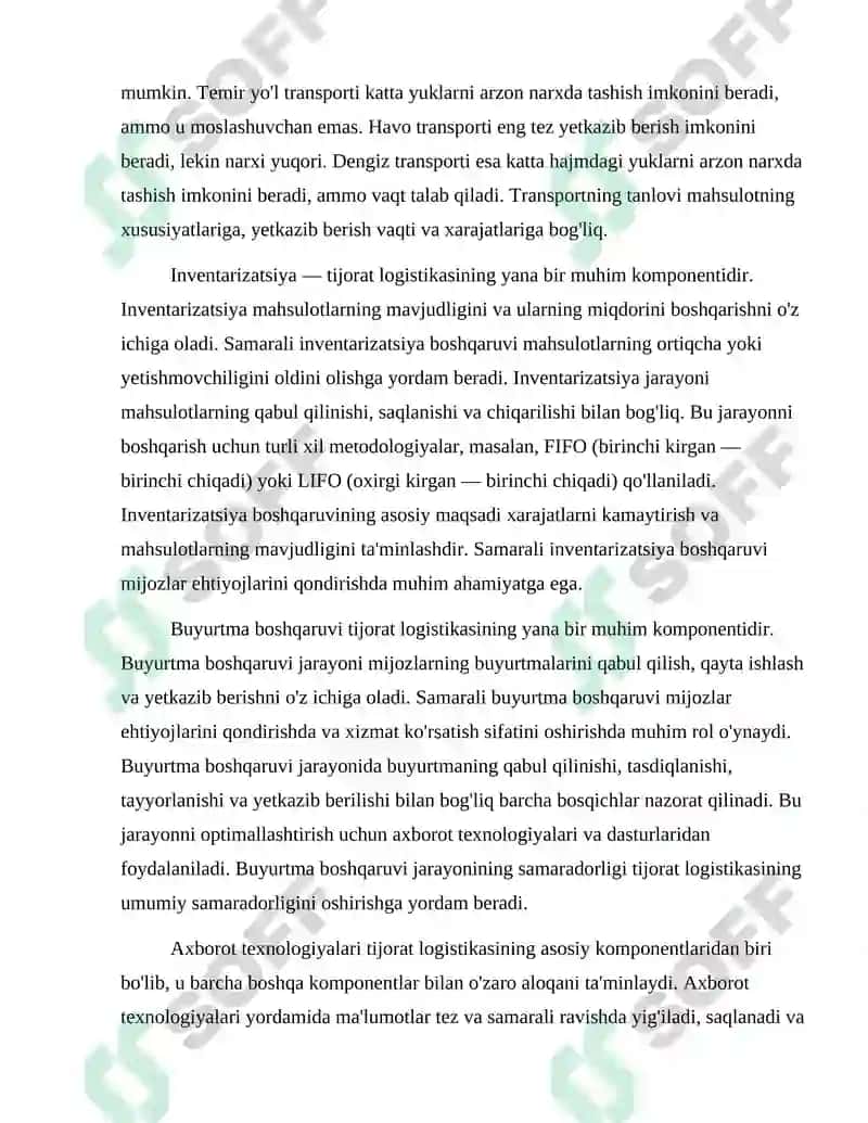 Tijorat logistika 6