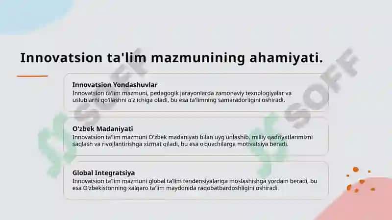 Ta'lim mazmuni 6