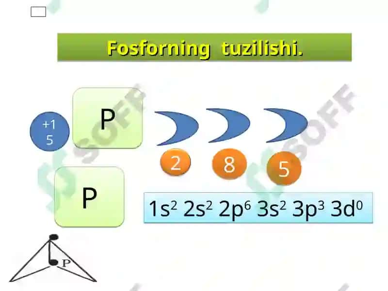 Fosforning xossalari 6