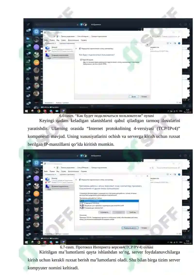Windows OT da VPN tarmog‘ini sozlash 6