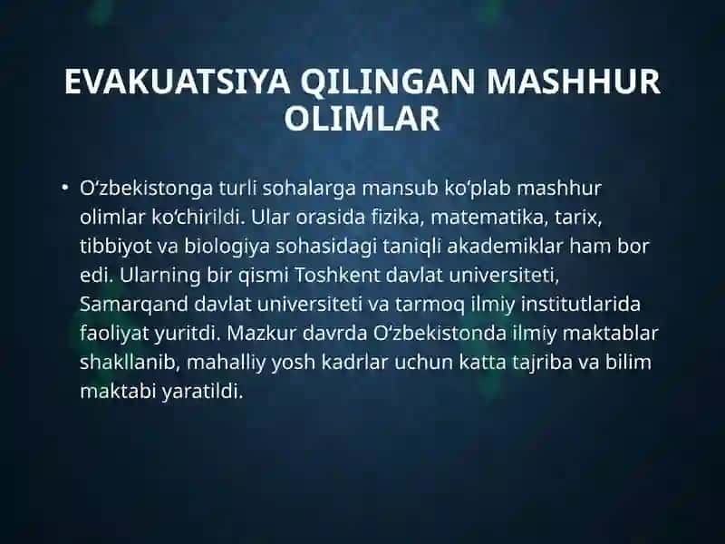 Evakuatsiya jarayoni 6