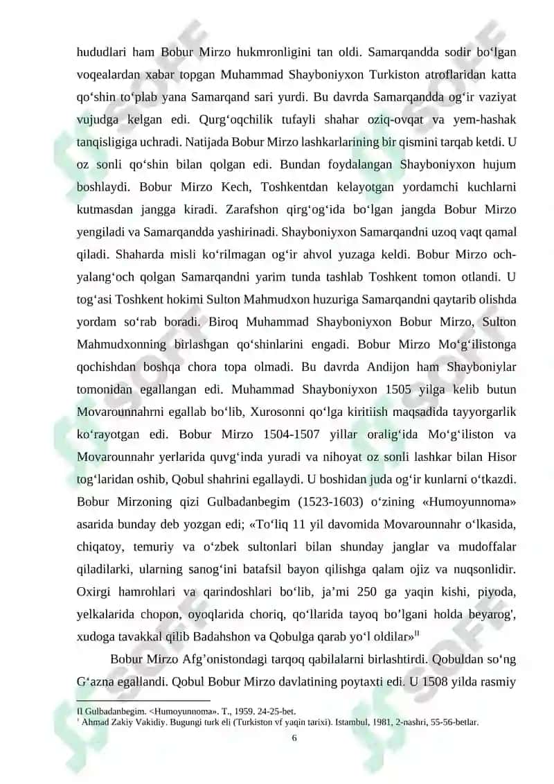 Shayboniylar davrida Buxoro xonligi 6