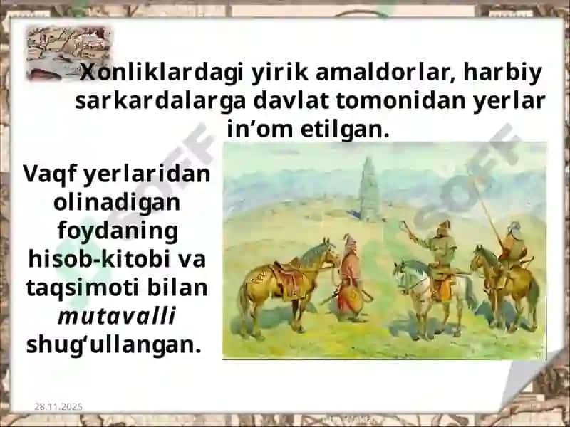 Turk Xoqonligi davrida madaniy hayot hunarmandchilik va savdo sotiq 6
